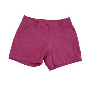 Vineyard Vines Performance Shorts Size 8 Pink Preppy Tennis Golf Athleisure